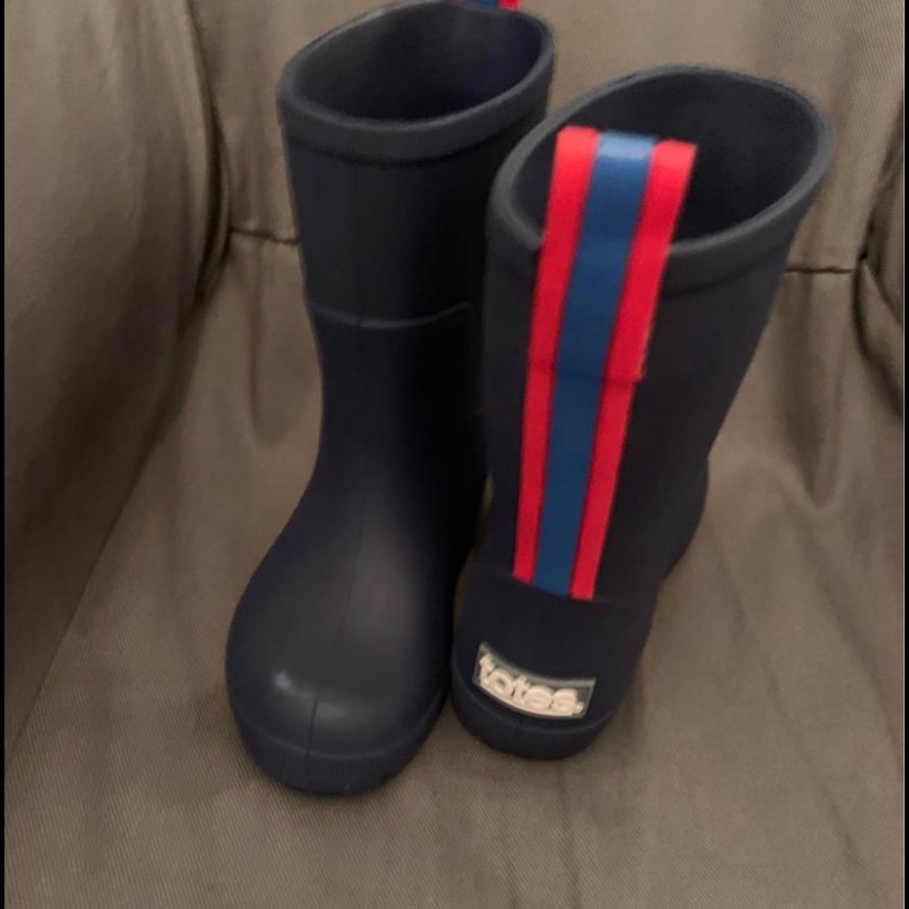 Navy Toddler Totes Rainboots